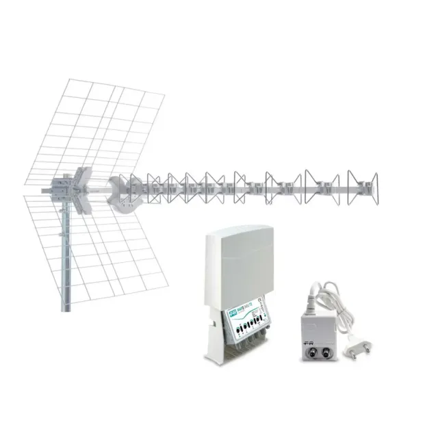 Fracarro KIT 4 5G T2 kit antenna con filtro 5G