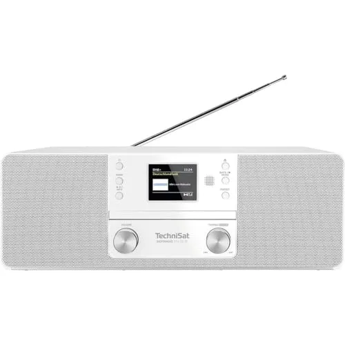 Technisat DigitRadio 370 CD BT radio DAB+ bianca con CD