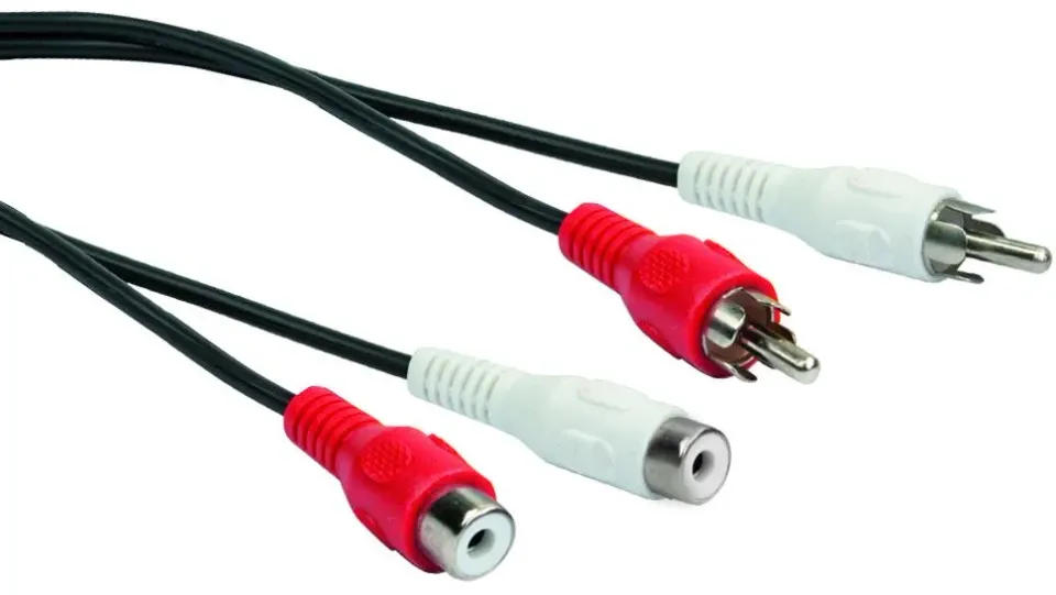 Schwaiger prolunga audio cinch 1,5 m schermata nera