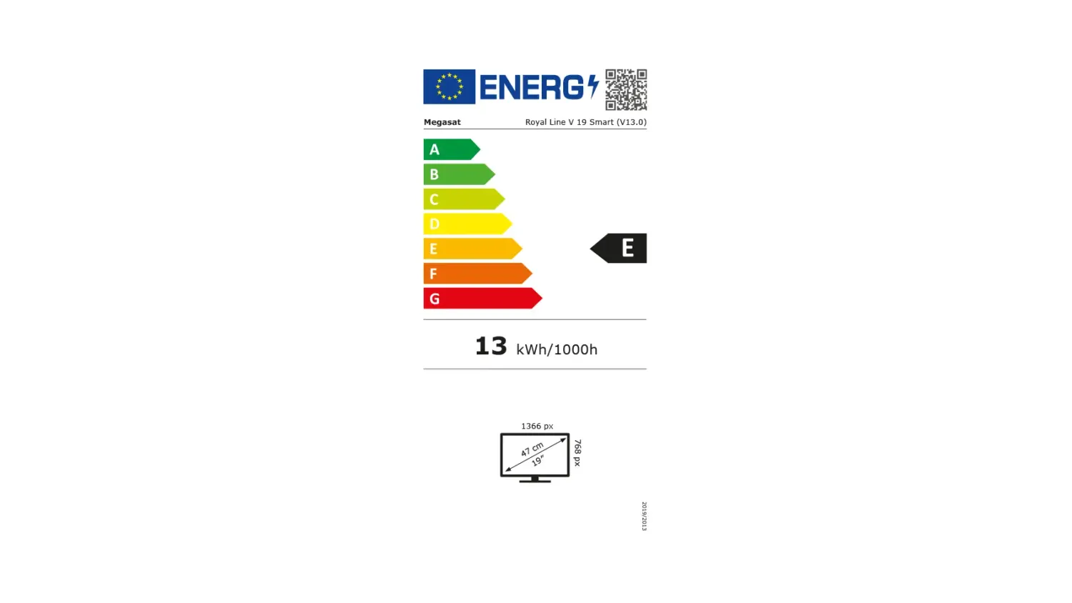 Megasat Royal Line V 19 Smart TV camper 19 pollici