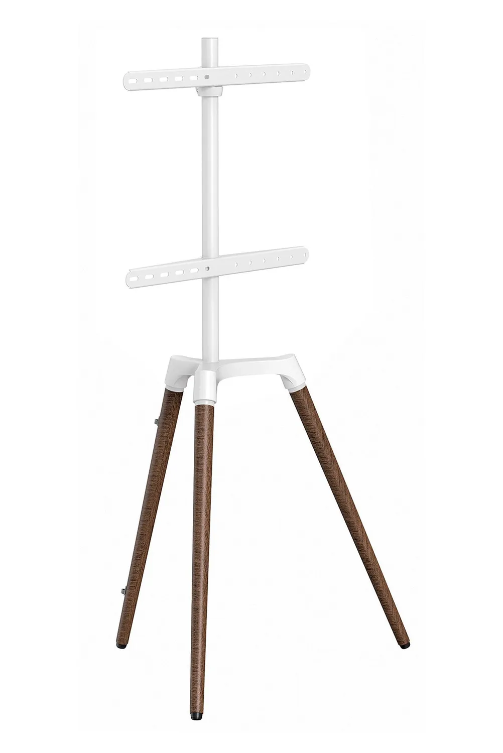 Schwaiger Set Cavalletto TV 45-65" Treppiede Legno Chiaro