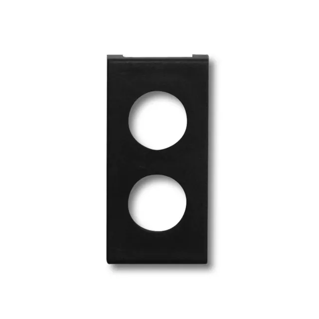 Fracarro LG-VES2 Adattatore Vela Scura Nero 2 Fori PDM