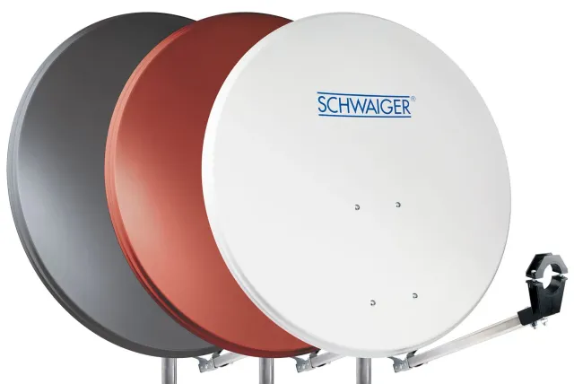 SCHWAIGER Antenna Offset Parabola Satellitare 73 cm Alluminio