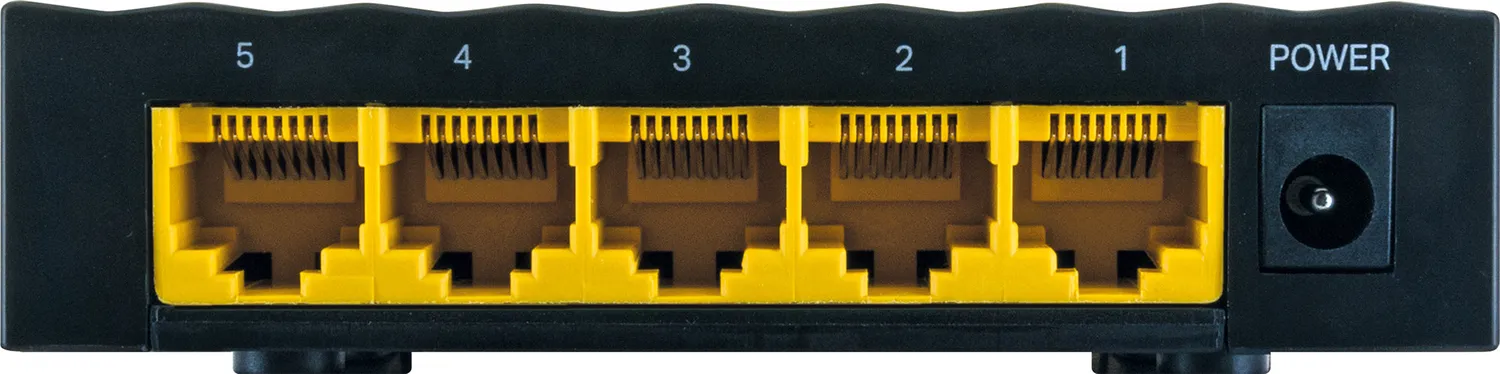 Schwaiger Switch di Rete 5 Porte Ethernet 10/100 Mbps