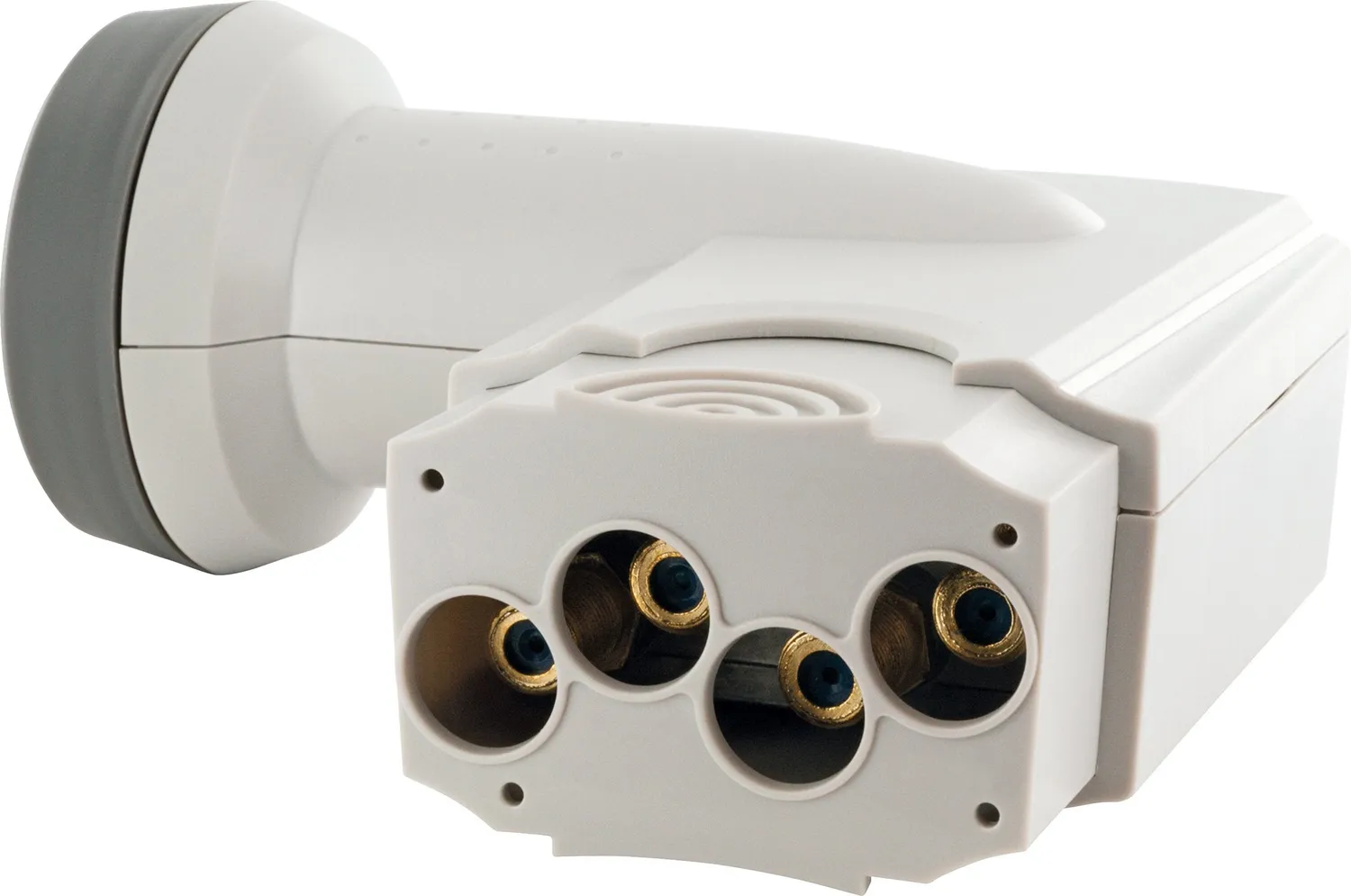 Schwaiger Quad LNB Sun Protect illuminatore 4 uscite grigio