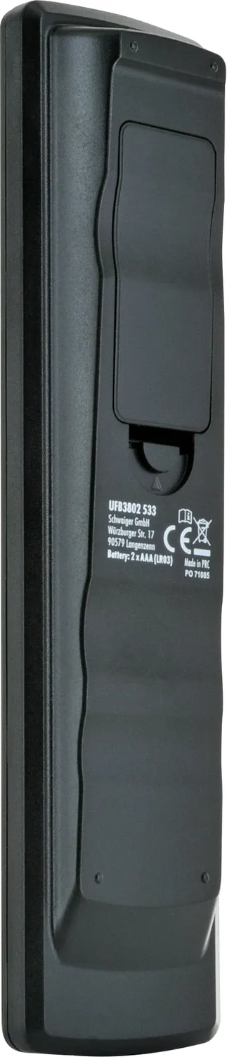 SCHWAIGER Telecomando Universale 8 in 1 Infrarossi Nero