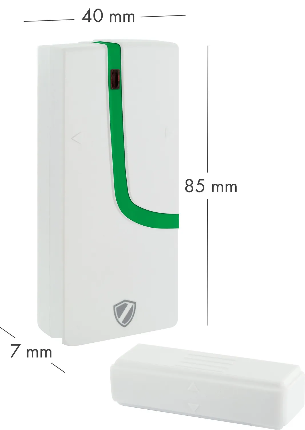Schwaiger Sensore Porta Finestra Green Guard Bianco
