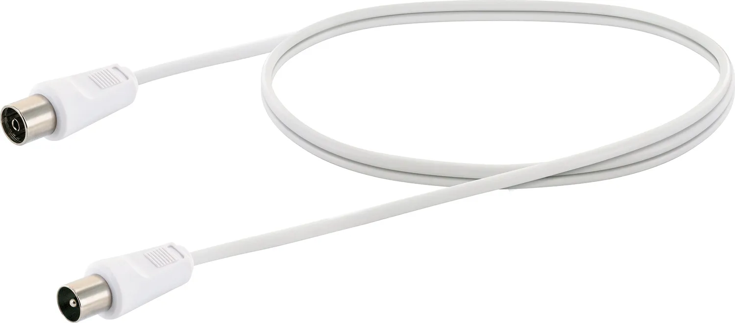 Schwaiger Cavo Antenna TV 1,5 m Bianco Classe A+
