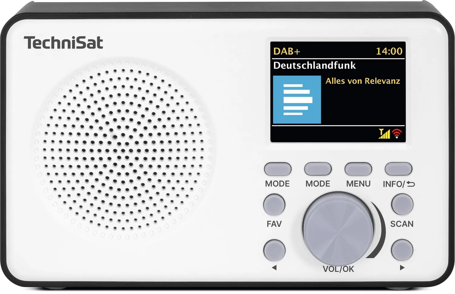 TechniSat Viola 2 C BT radio DAB portatile bianco nero