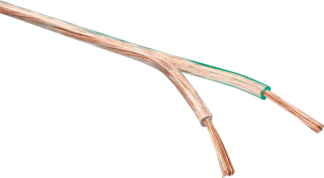 Schwaiger Cavo Altoparlanti 2x0,75 mm² 10 m Trasparente