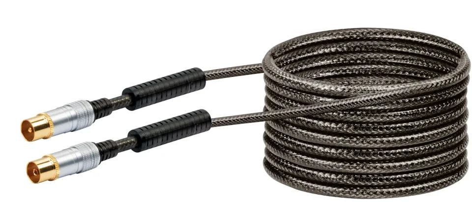 Schwaiger cavo antenna IEC 110 dB 1,5 m nero