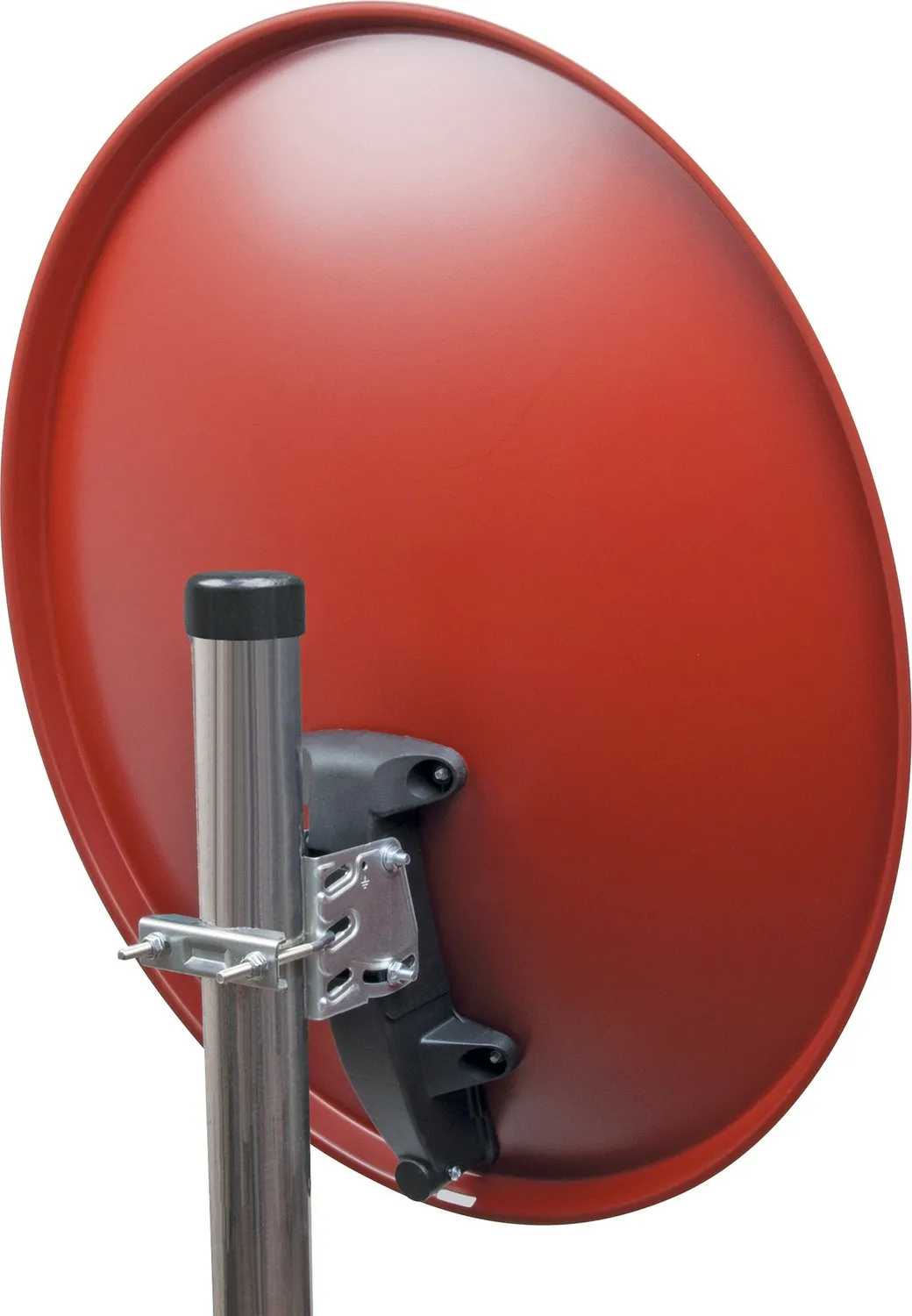 Schwaiger Antenna Parabolica Acciaio 60 cm Rosso Mattone
