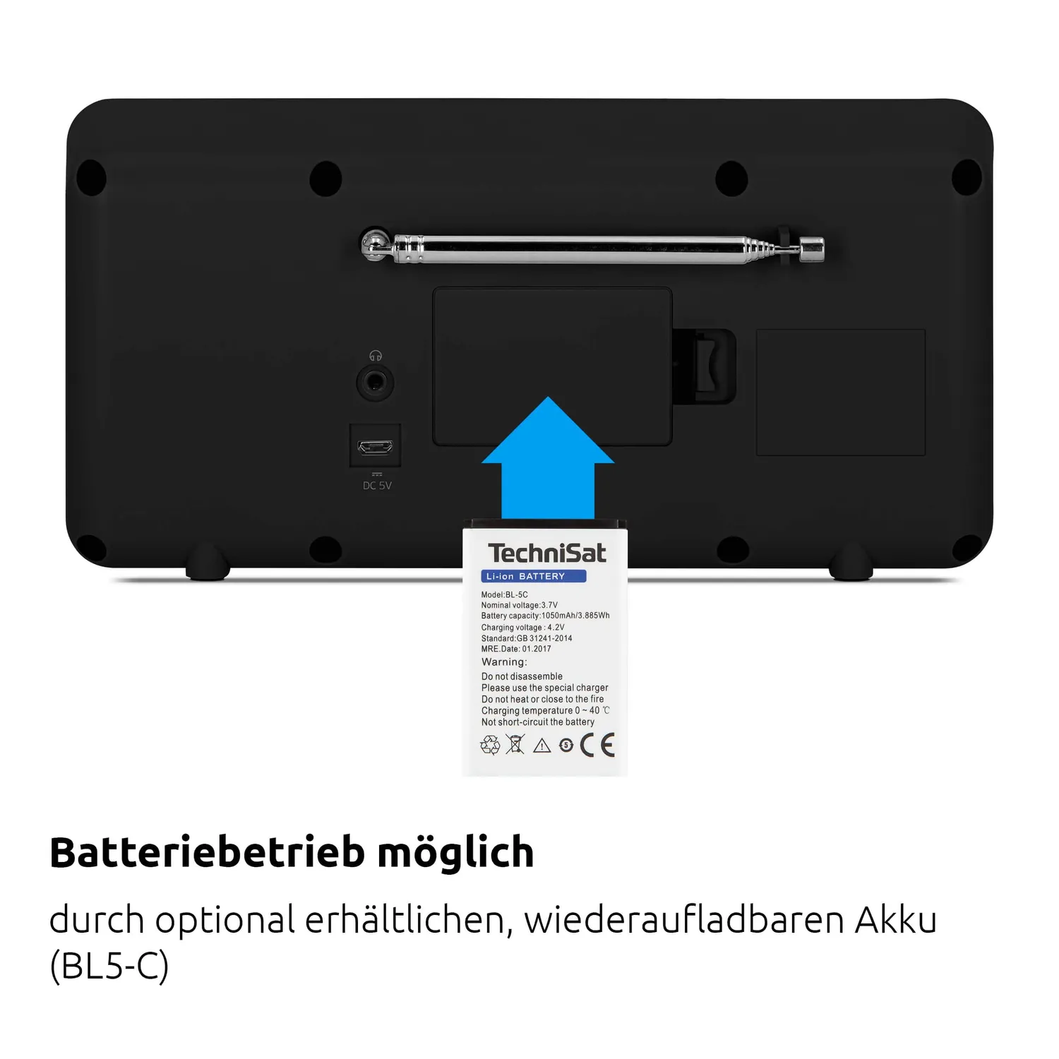 TechniSat TechniRadio 6 S IR Radio DAB Bluetooth Nera