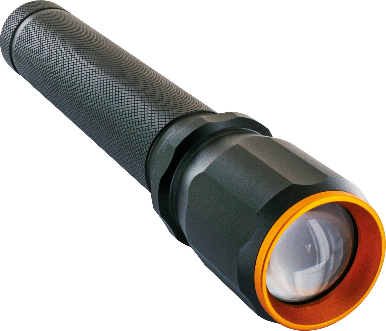 Schwaiger torcia LED zoom nera 350 lumen batterie C
