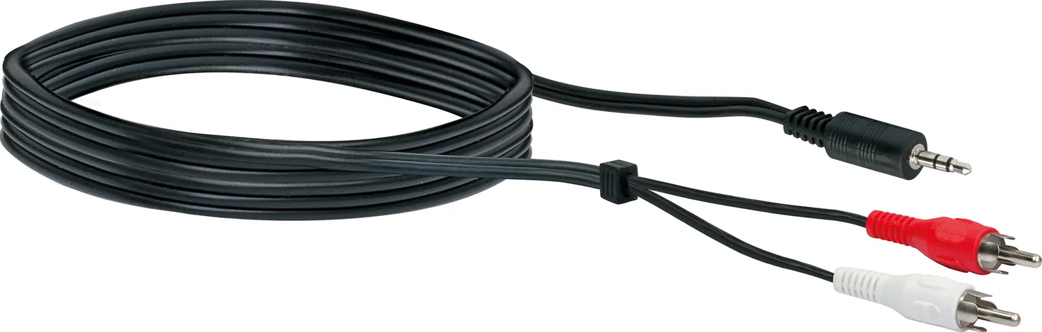 Schwaiger cavo adattatore audio Y 1,5 m stereo