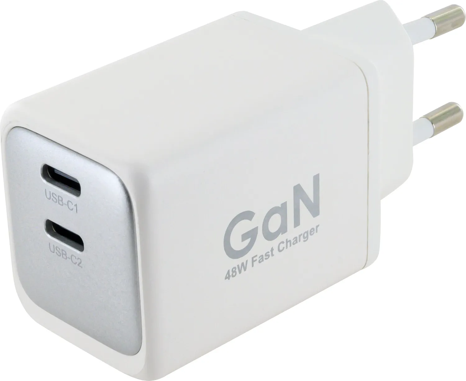 Schwaiger Caricabatterie Rapido GaN 48W USB-C Bianco