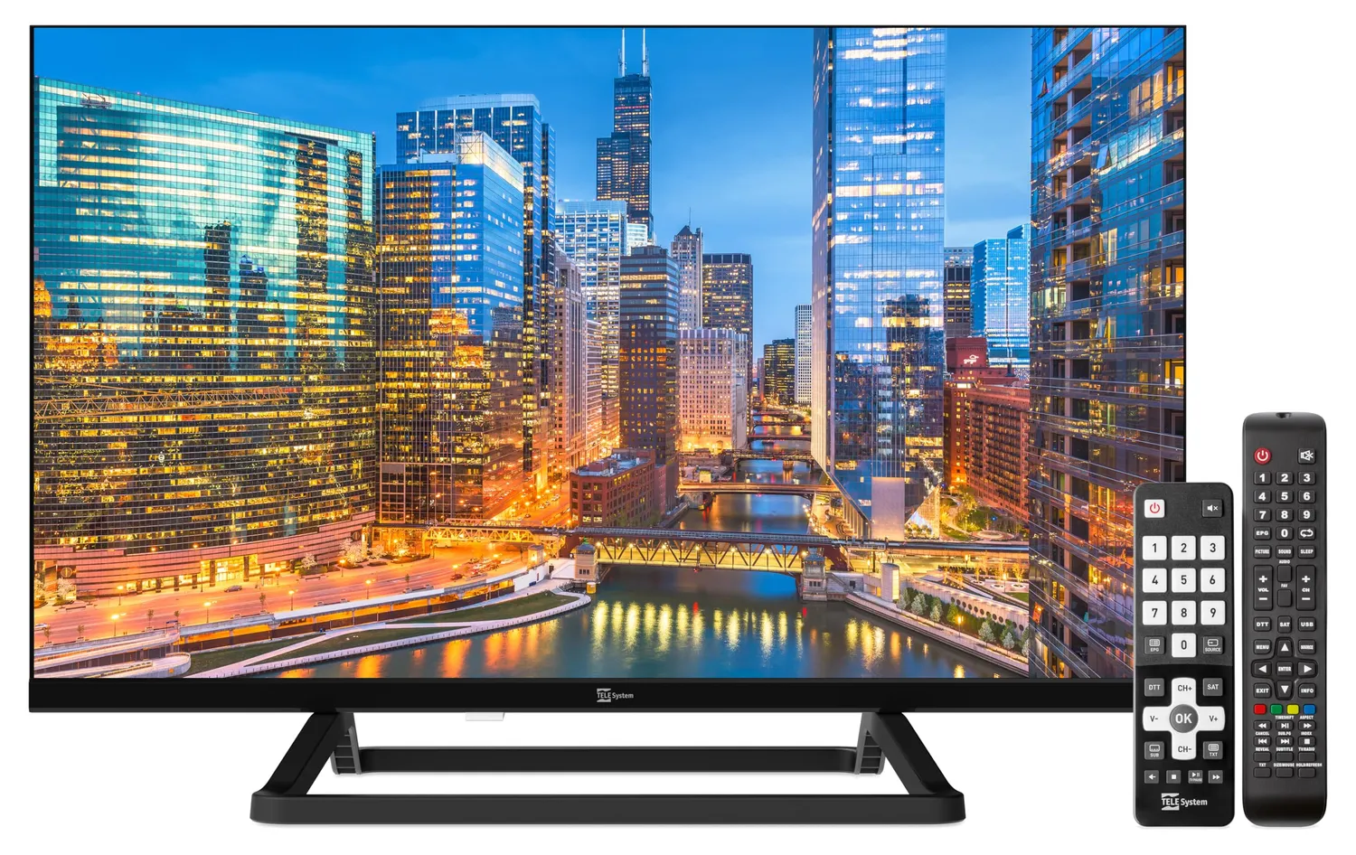 TELE System TS24 LS14 TV 24 pollici DVB-T2/S2 tivùsat