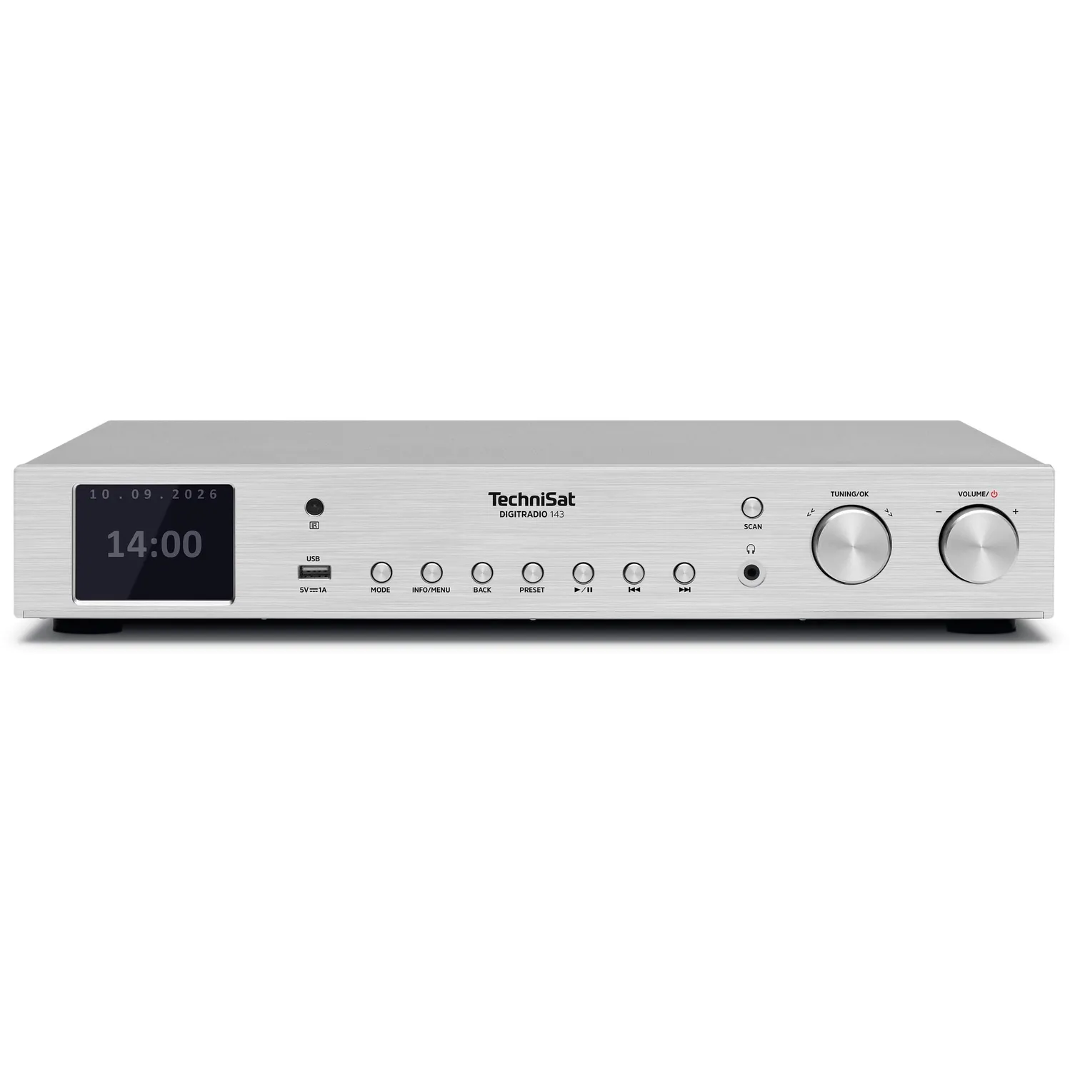 TechniSat DigitRadio 143 V3 sintonizzatore HiFi argento DAB+