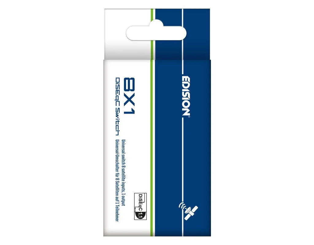 Edision Diseqc 8x1 switch satellitare 8 ingressi DiSEqC