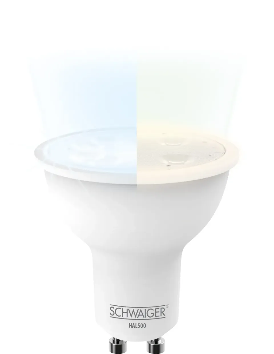 SCHWAIGER Lampadina LED Smart GU10 5,1W 1pz 2700-6500K