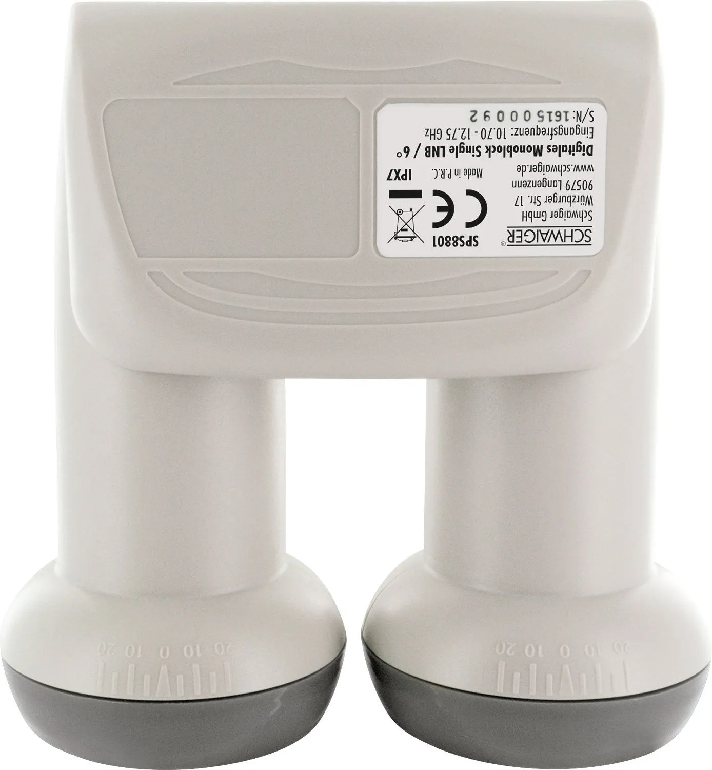 SCHWAIGER Monoblock LNB singolo 1 utente Astra Hotbird