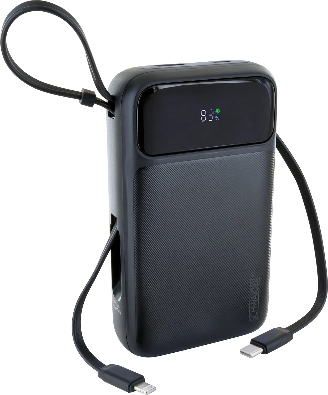 SCHWAIGER Powerbank Wireless 20000 mAh ricarica senza fili
