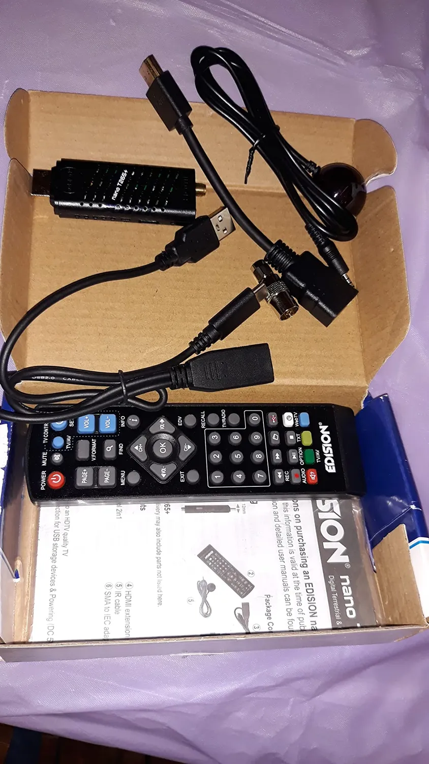 Edision NANO T265+ decoder terrestre DVB-T2 Full HD