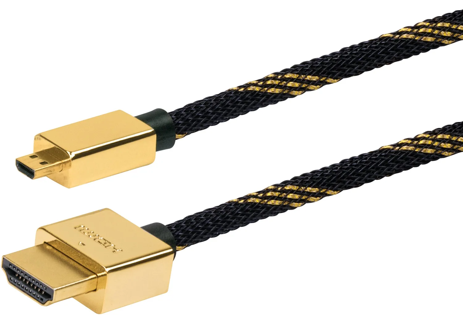 Schwaiger Slimline Cavo HDMI Micro 1,5 m Ultra HD Nero
