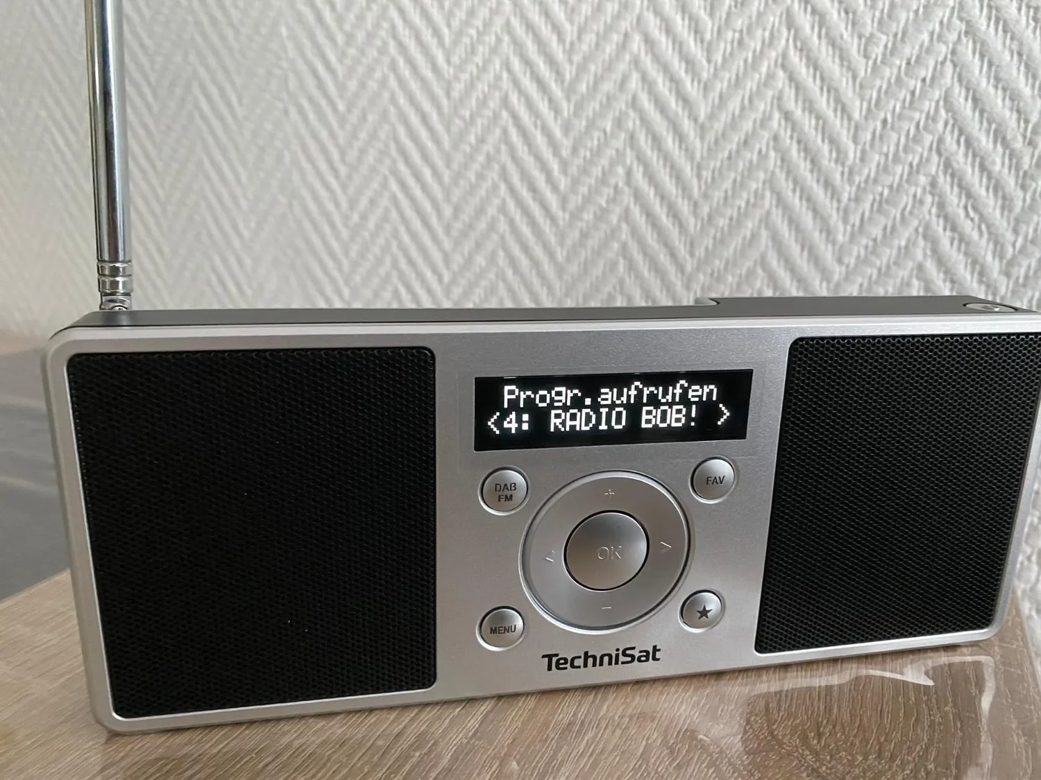 TechniSat DIGITRADIO 1 S radio DAB portatile argento