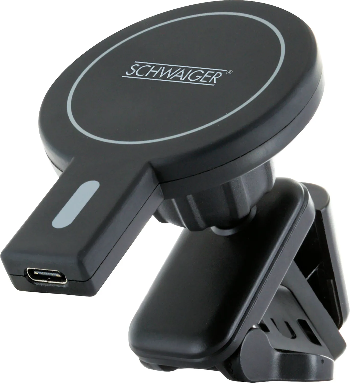 Schwaiger Supporto Auto Smartphone Ricarica Qi MagSafe