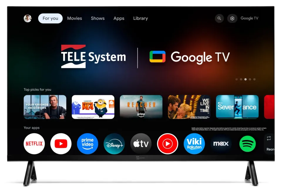TELE System TS24FL SMG15 Smart TV 24" 12V camper HD