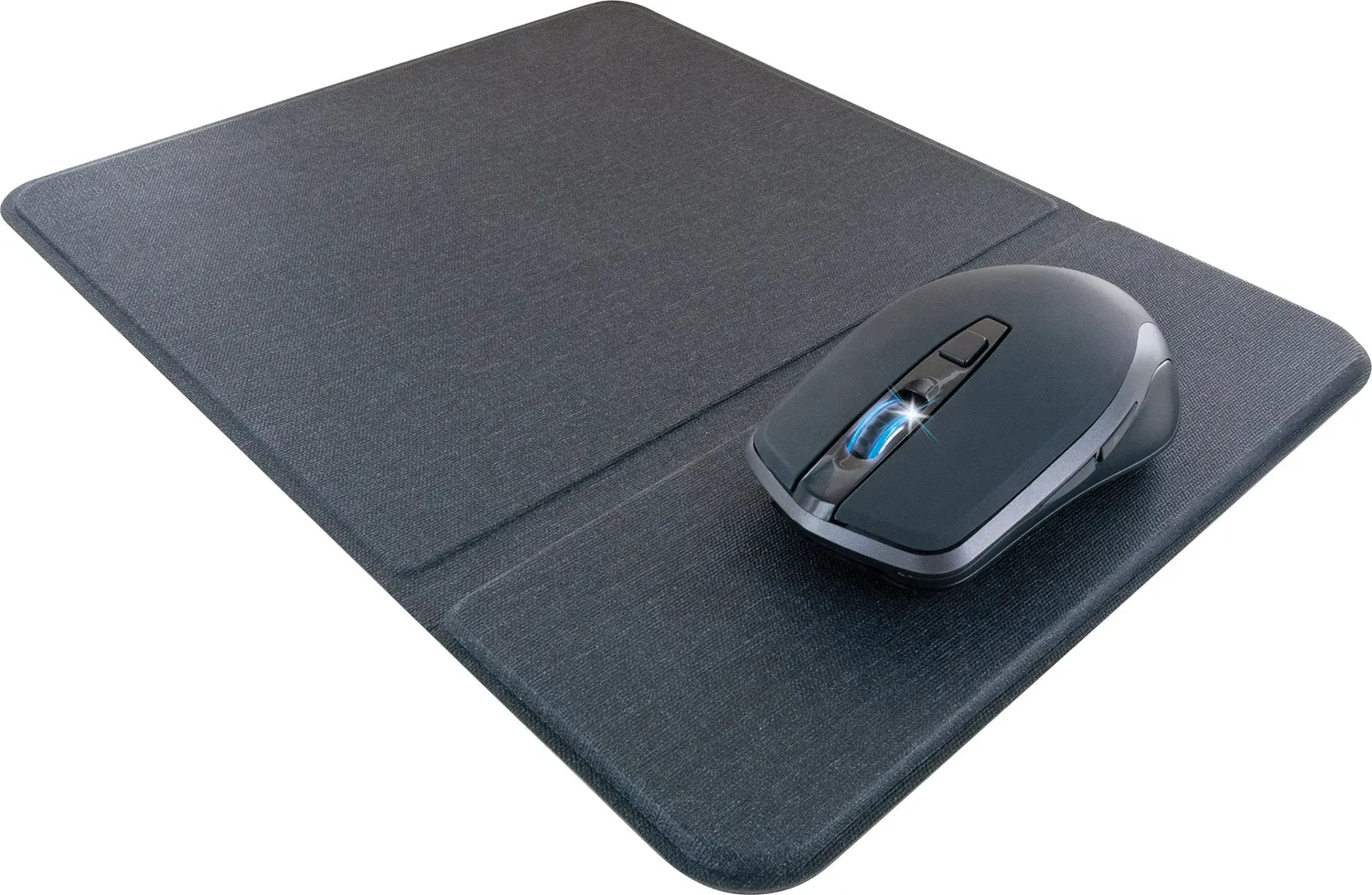 Schwaiger Set Mouse Wireless + Tappetino Mouse Qi Nero