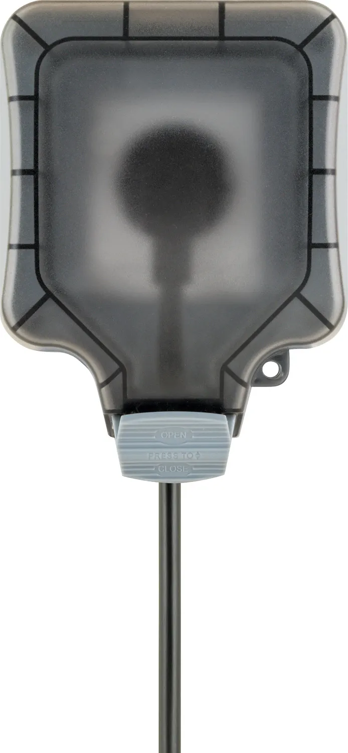 SCHWAIGER Presa Esterna IP66 spina angolare grigia