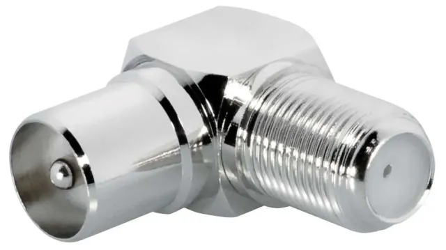 GigaBlue adattatore angolare F-coassiale 10 pezzi 75 Ohm