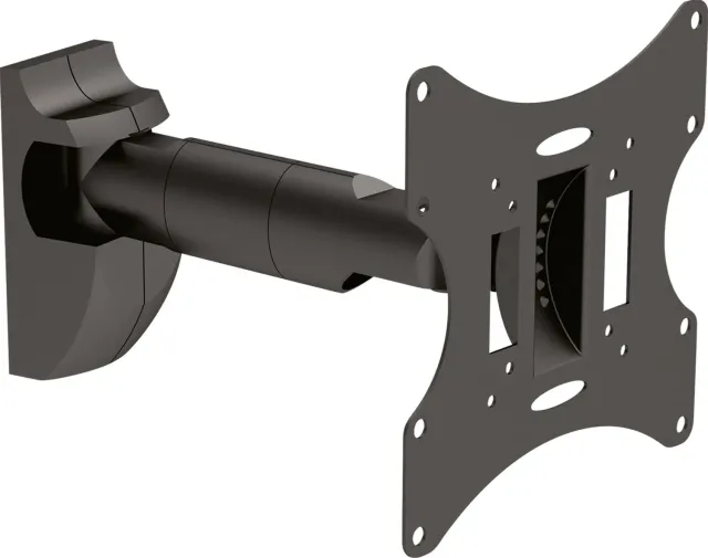 SCHWAIGER supporto TV a parete 23-42" snodabile nero