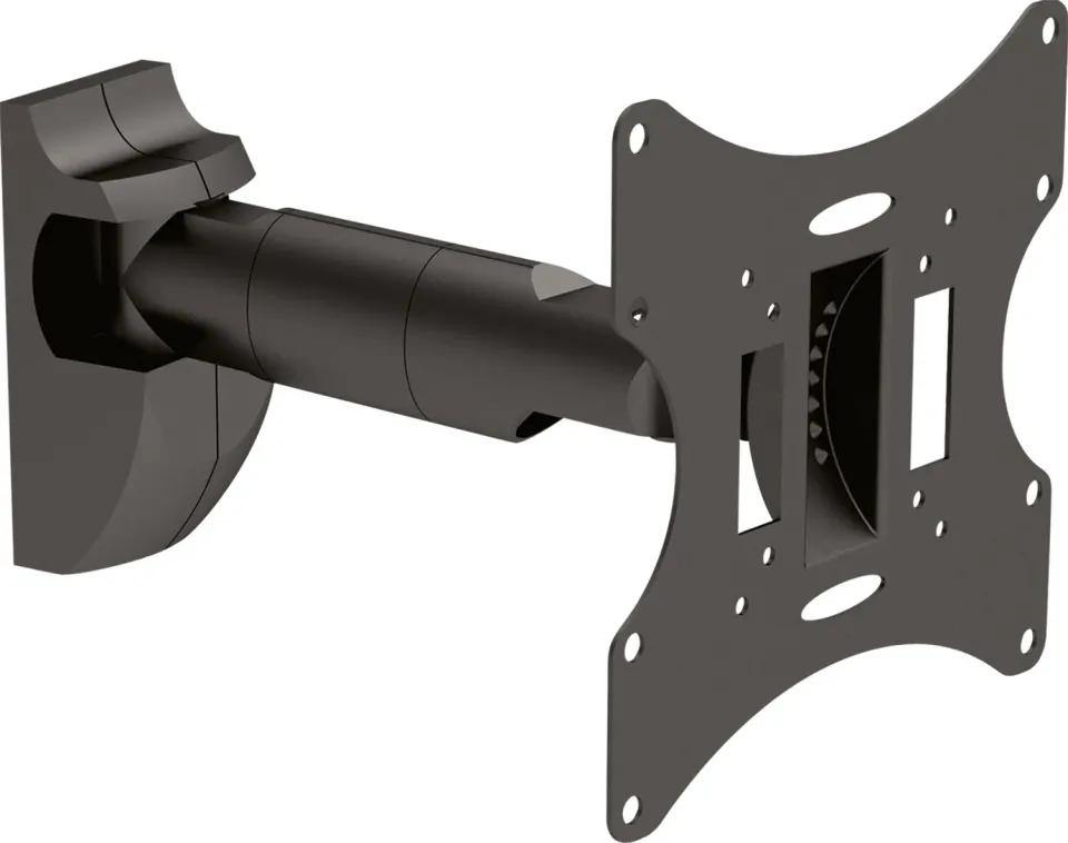 SCHWAIGER supporto TV a parete 23-42" snodabile nero