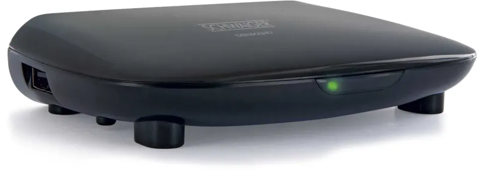 Schwaiger ricevitore satellitare HD FTA preprogrammato nero