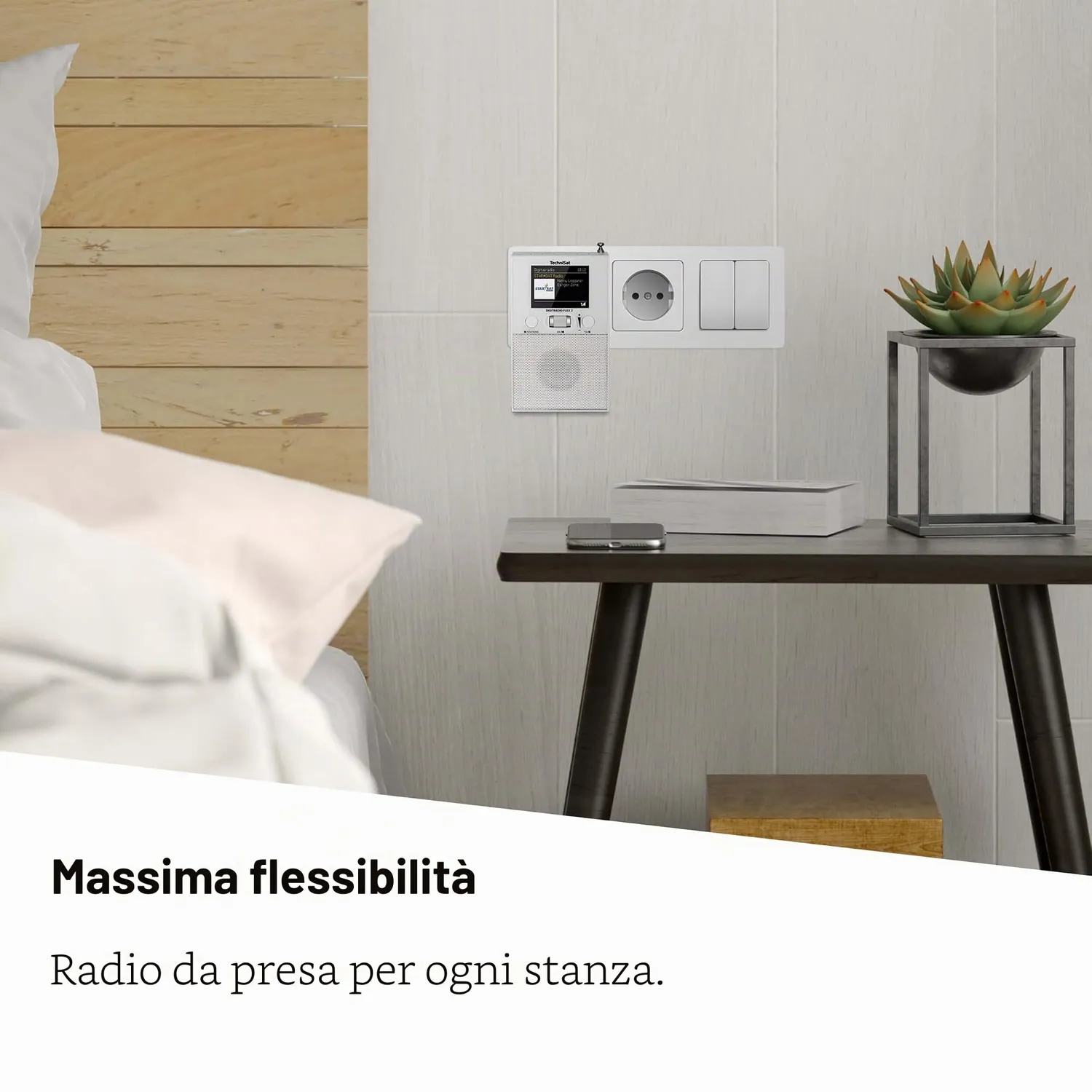 TechniSat DIGITRADIO FLEX 2 Radio DAB+ da Presa Bluetooth
