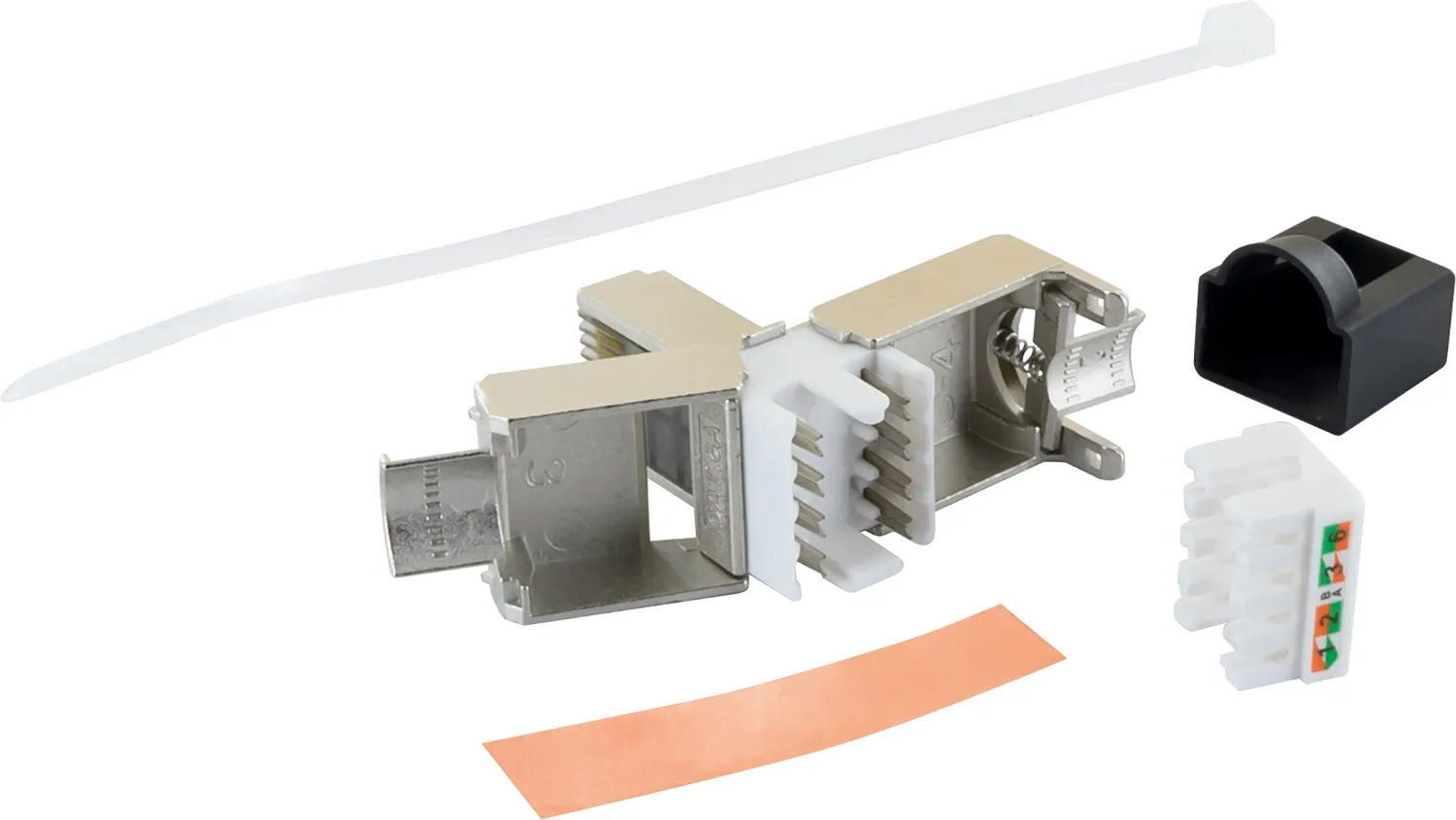 SCHWAIGER CAT6A Mini connettore rete 1 pz schermato