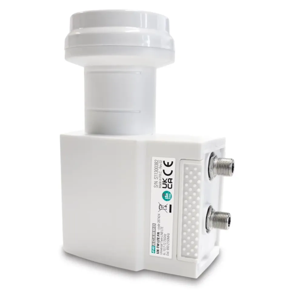 Fracarro UX-TW LTE FR LNB twin 2 uscite filtro LTE