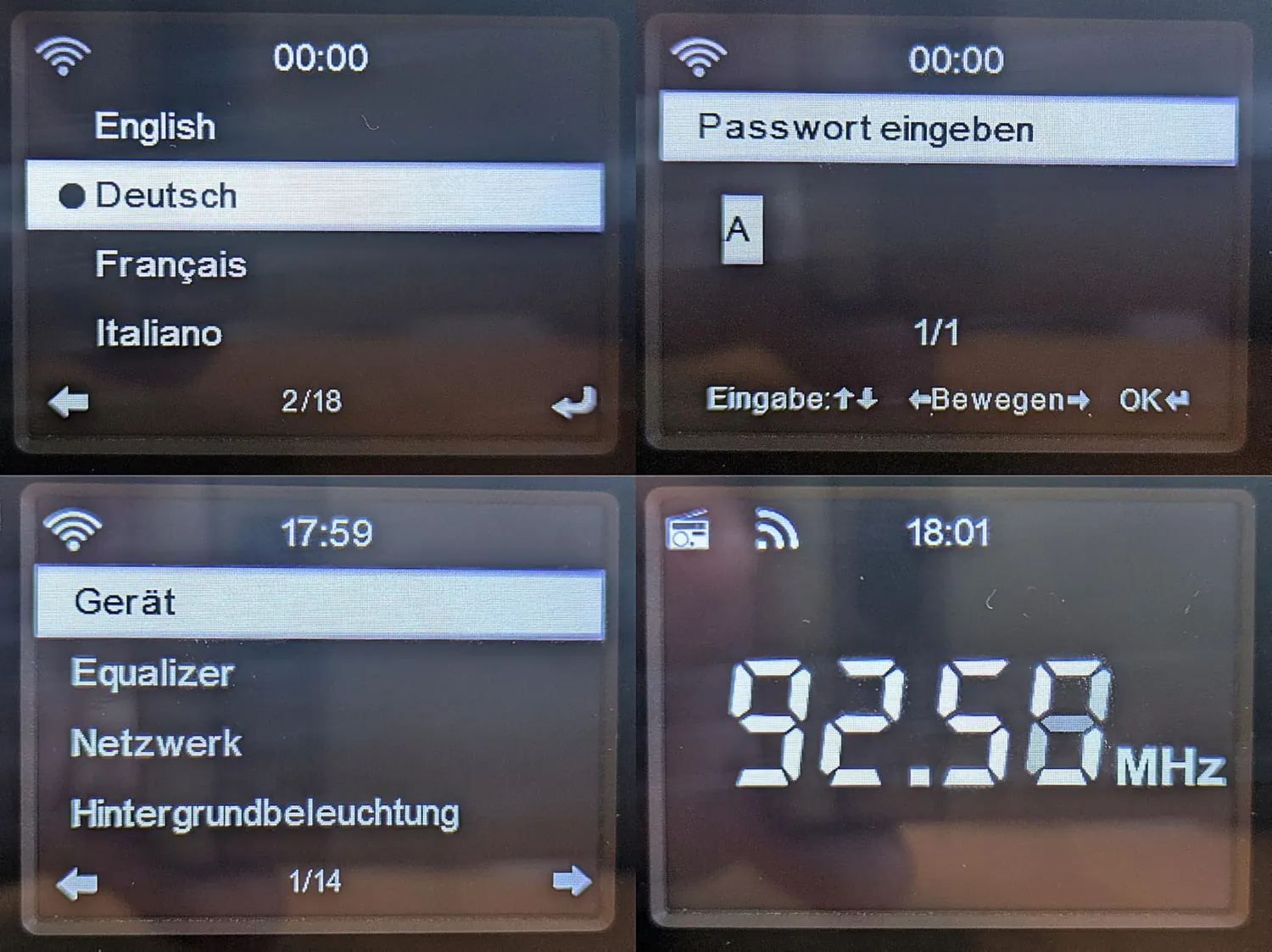 TechniSat Viola 350 IR radio internet DAB+ nero