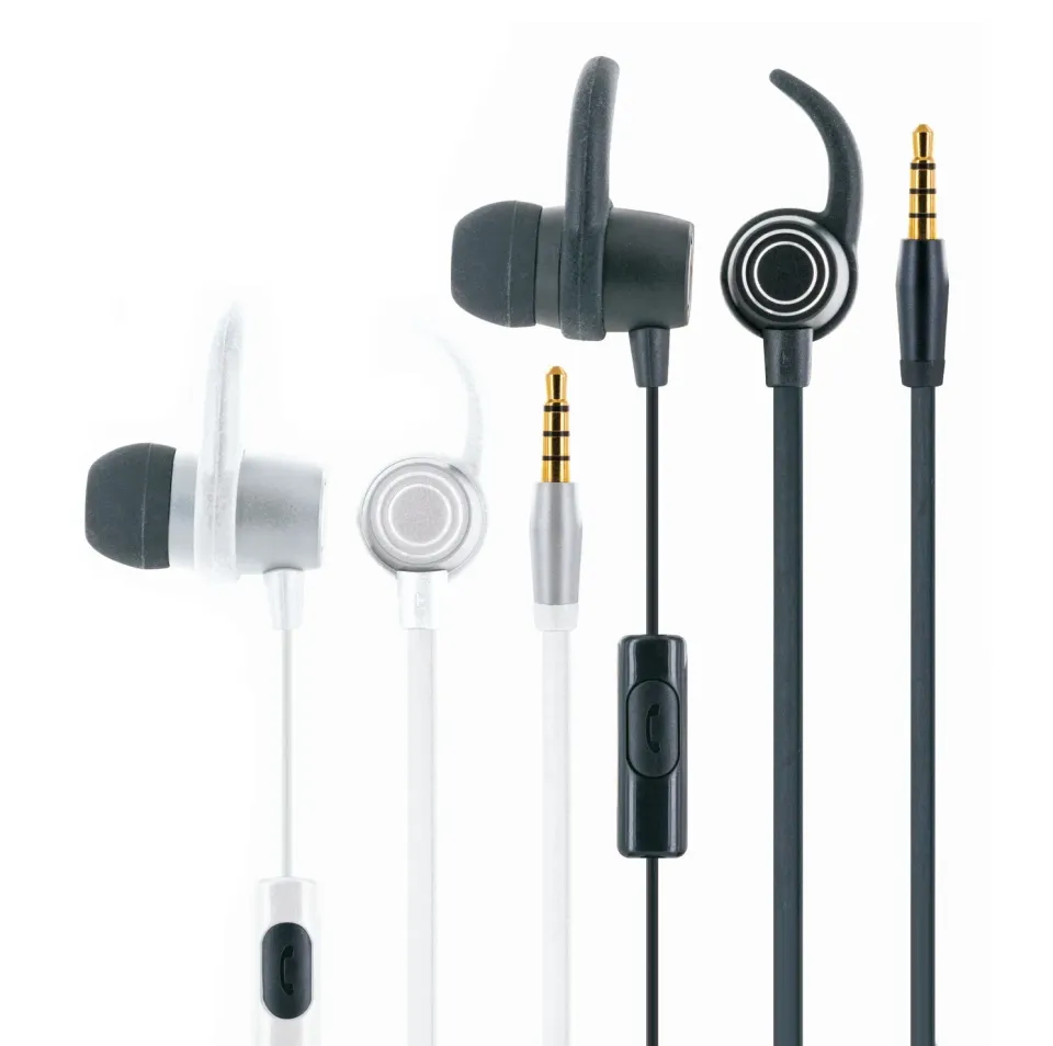 SCHWAIGER cuffie in-ear jack 3,5 mm bianche