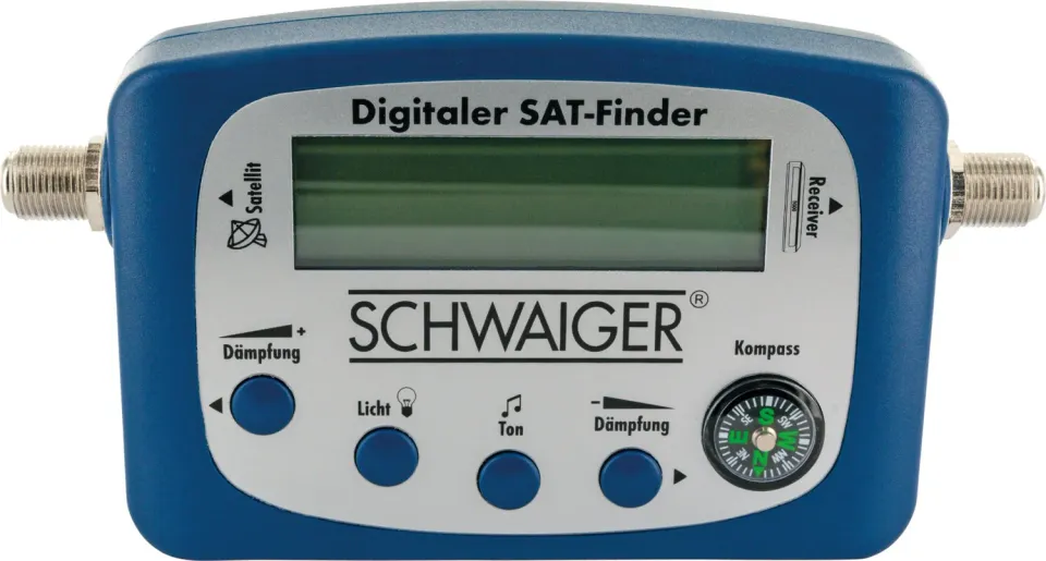 Schwaiger Sat Finder LCD Puntatore Parabola con Bussola