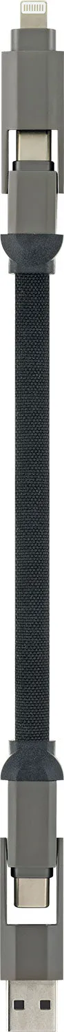SCHWAIGER cavo USB 4 in 1 60W 12 cm nero