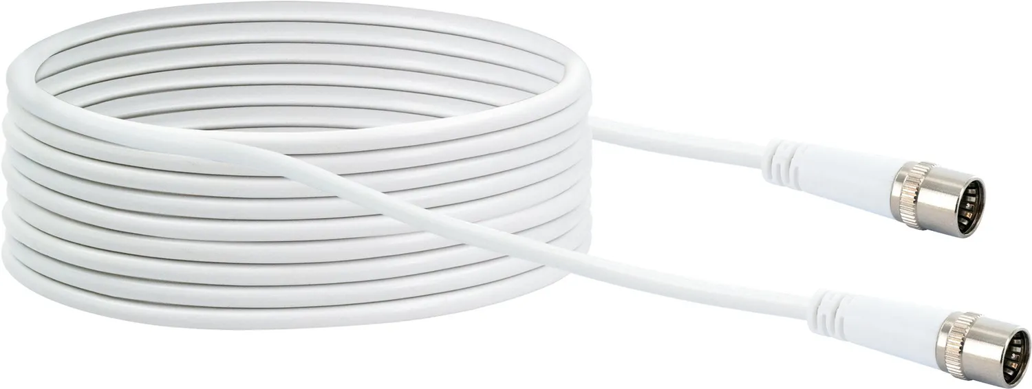 Schwaiger Cavo modem F-Quick 5 m bianco