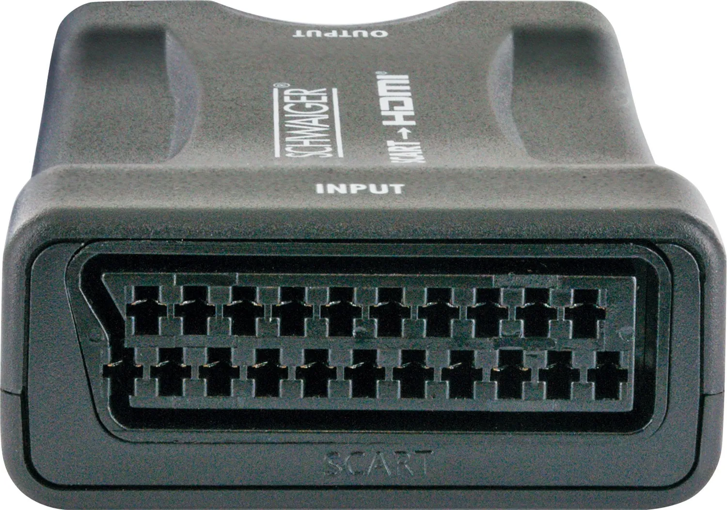 Schwaiger Convertitore SCART-HDMI Full HD 1080p nero