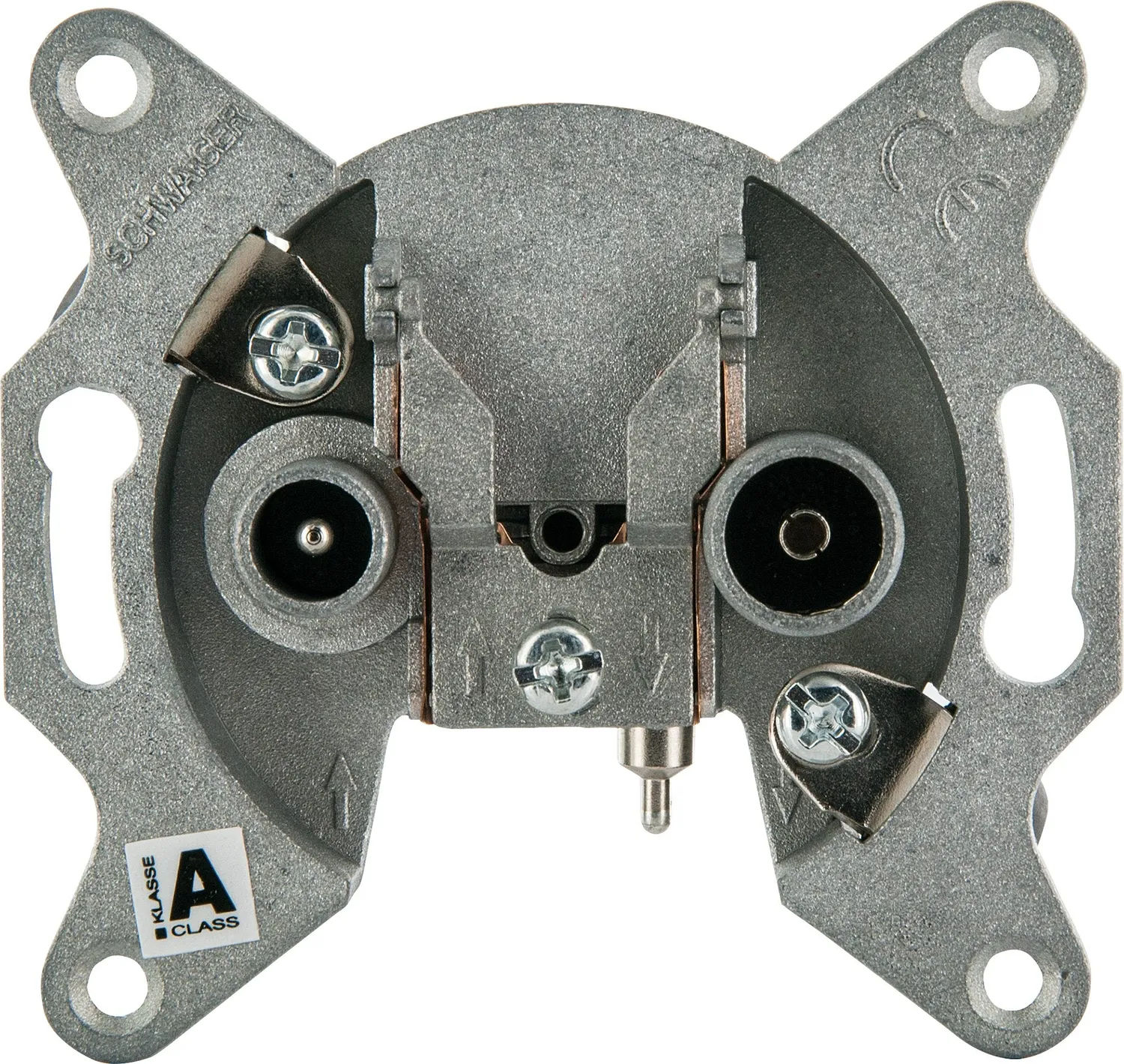 Schwaiger Presa Passante TV SAT 19 dB da Incasso