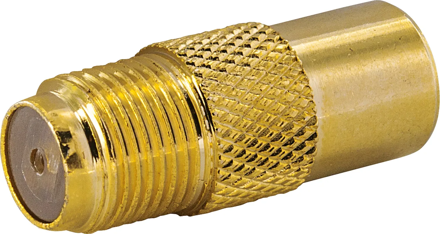 Schwaiger Adattatore F - IEC Antenna TV Oro
