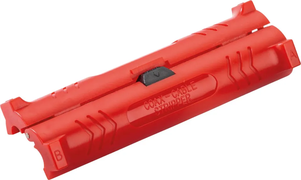 SCHWAIGER Spellacavo coassiale rosso per antenna e SAT