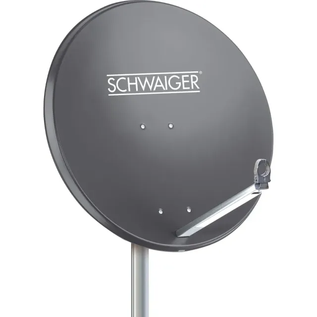 Schwaiger Parabola Satellitare 75 cm alluminio antracite